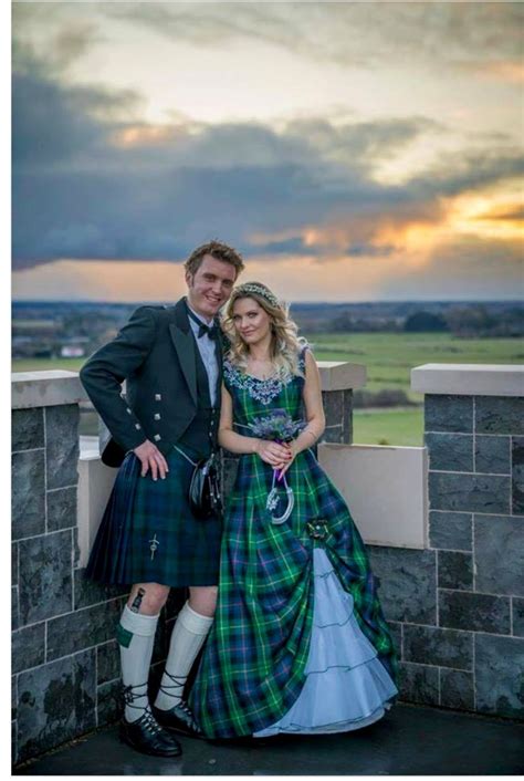 scotland tartan wedding dress scottish dress scottish wedding dresses