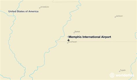 Memphis International Airport Mem Worldatlas