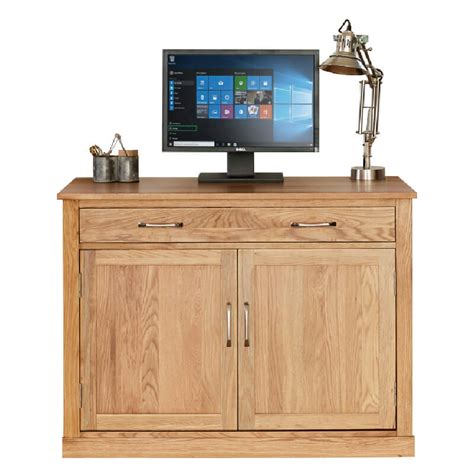 Solid Oak Hidden Home Office [mobel] Cheap Furniture