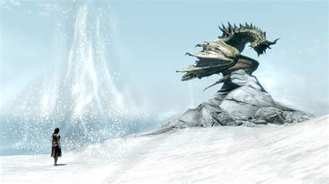 Dragon Skyrim Wallpaper Hd Pixelstalknet