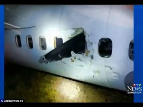 Air Canada Flight From Hell As Wheel Explodes On Take Off Plane Crash