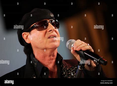 Singer Klaus Meine From The Scorpions Performs In The Alter Wartesaal