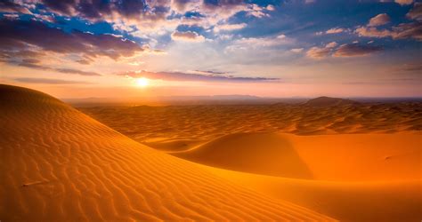 Brown Desert Sand Sky Hd Wallpaper Wallpaper Flare