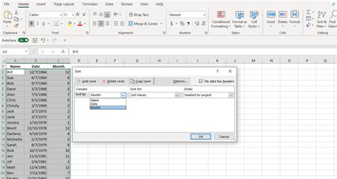 How To Sort By Date In Excel