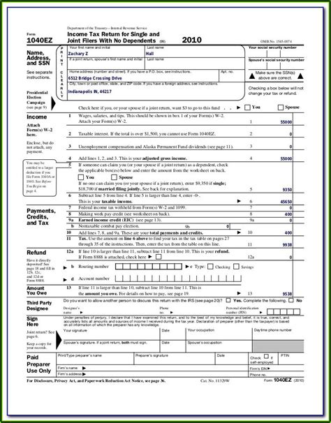 Where To Get 1040ez Tax Forms Form Resume Examples Djvalaeyjk
