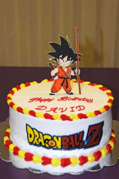 All the extreme action of the show is now at your fingertips! Dragon Ball Z birthday cake | Birthday Party Ideas ...