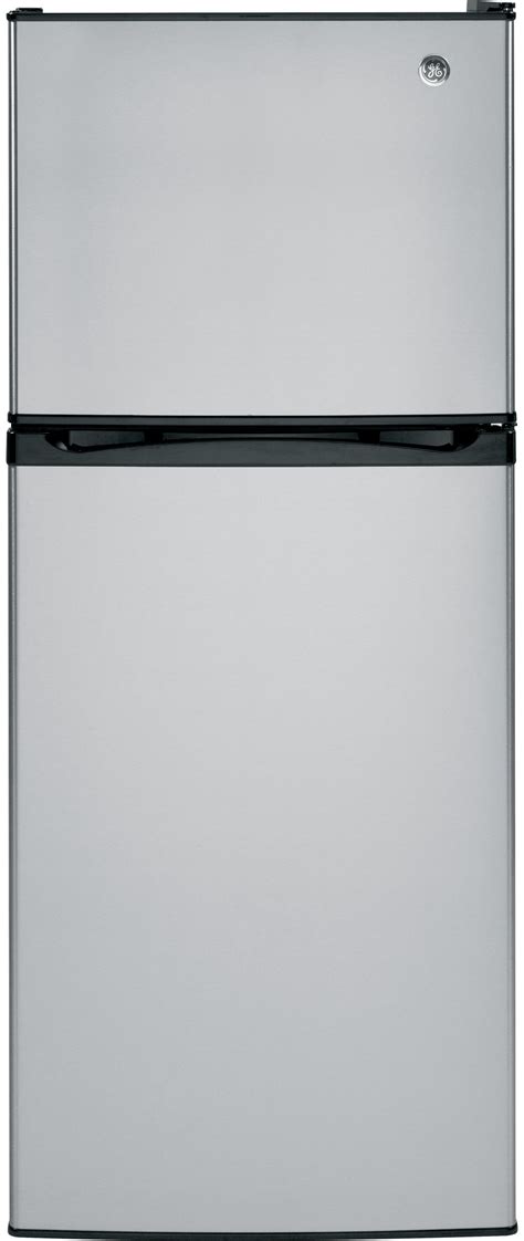 The door is made of tempered glass and has stainless steel trim, making it a stylish choice for every home. GE GPE12FSKSB 24 Inch Top-Mount with 11.6 cu. ft. Capacity ...