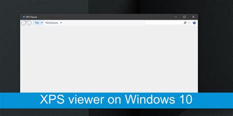 Xps Viewer Windows 10