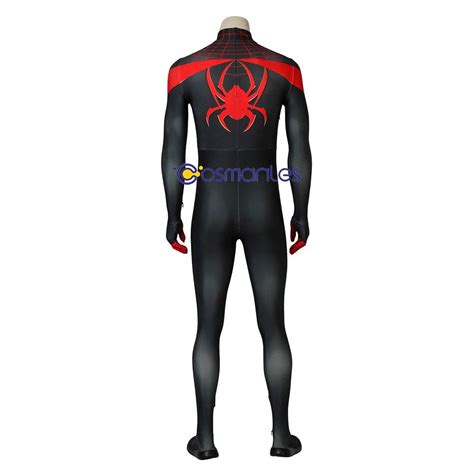 Miles Morales Spiderman Cosplay Costume Ultimate Spider Man Suit