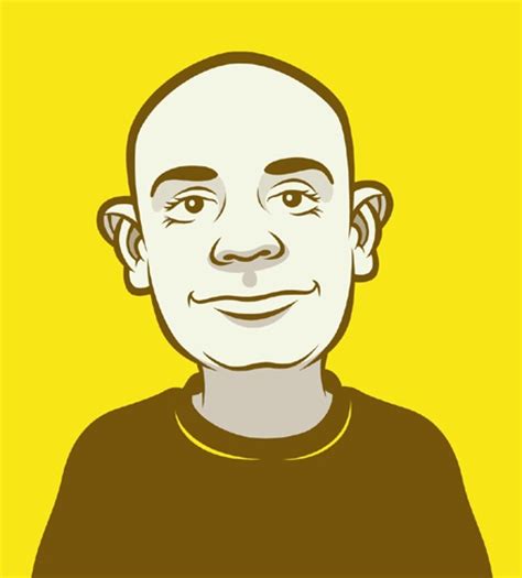 Cartoon Illustration Of A Bald Headed Man Called Ed
