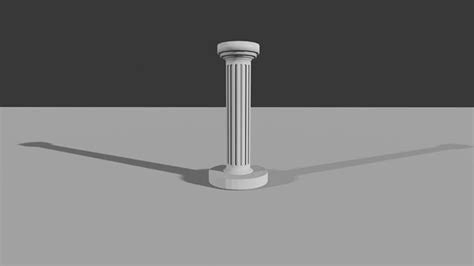 Pillar Column 3d Model Cgtrader