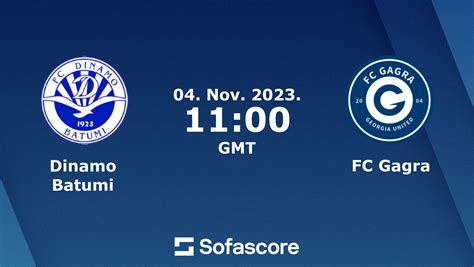 Dinamo Batumi Vs Fc Gagra Live Score H2h And Lineups Sofascore