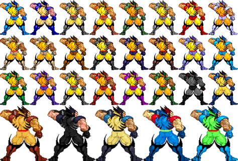 The Mugen Fighters Guild Wolverine Palettes Sander71113s Wolverine