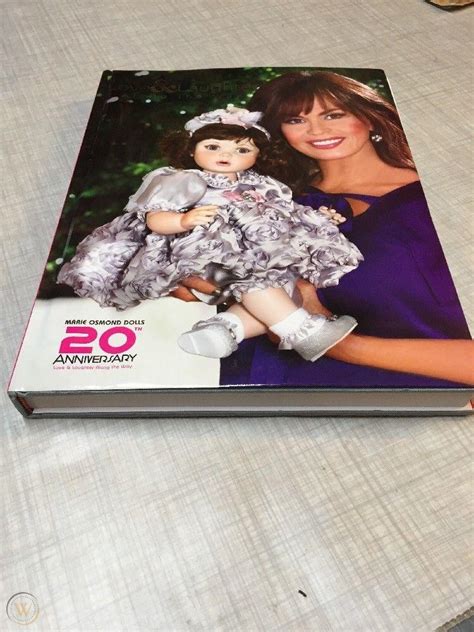 Marie Osmond 20th Anniversary Love N Laughter Book Platinum Rose Baby