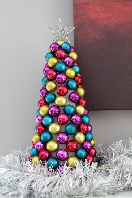 bauble tree craft finds cut   craft blog
