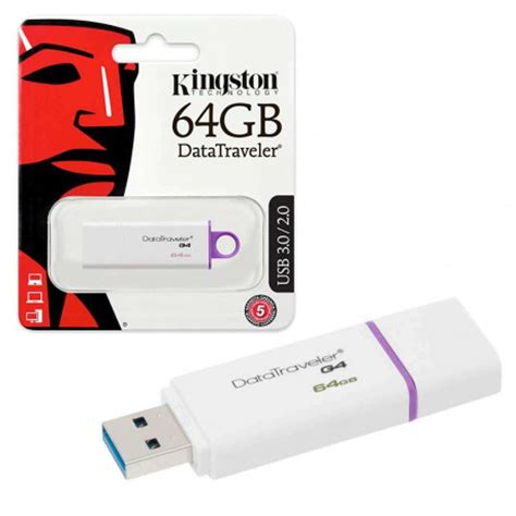 Pen Drive Kingston 64gb Usb 30 Datatraveler G4 Item Info And Eletro