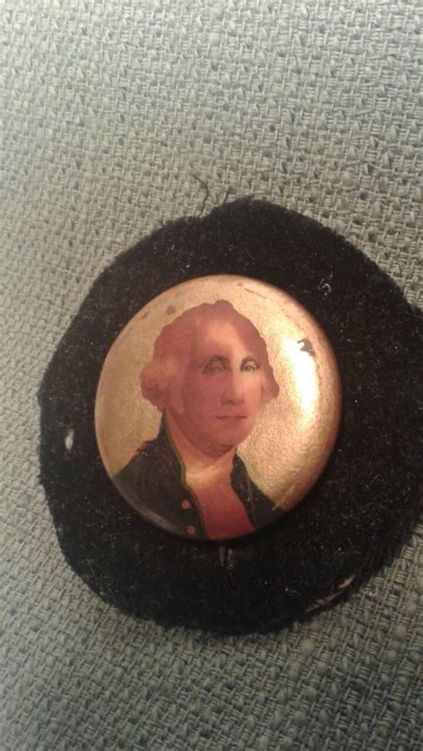 Antique George Washington Pin Antique Presidential Pin Antique Etsy