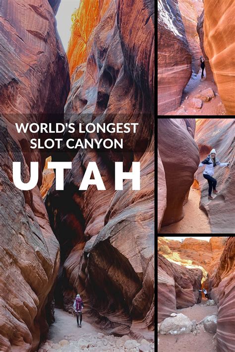 Utah Hikes Longest Slot Canyon In The World Slot Canyon Utah