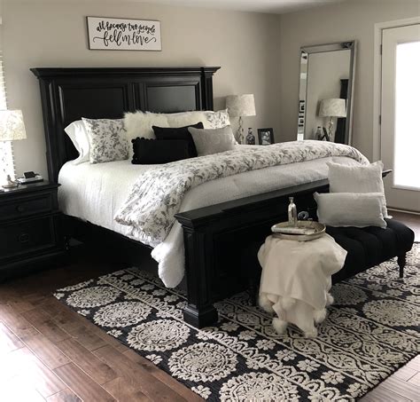Black And White Master Bedroom Bedroom Decor Master For