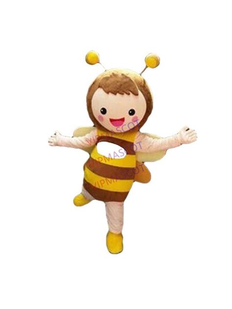 Professional Cute Bee Mascot Costume Animal Cartoon Costume Adult Party