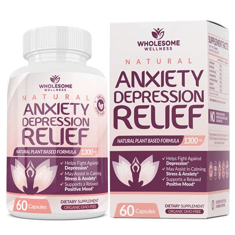 Natural Anxiety Relief And Depression Wholesome Wellness
