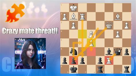 Crazy Mate Threat Puzzle Youtube