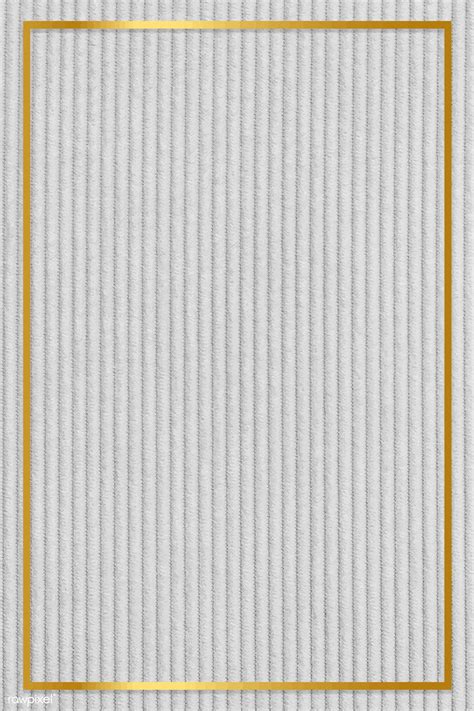 Download Premium Vector Of Gold Frame On Gray Corduroy Textured
