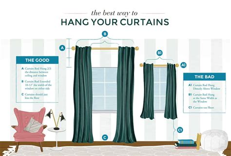 How To Hang Curtains Higher Than The Window Frame
