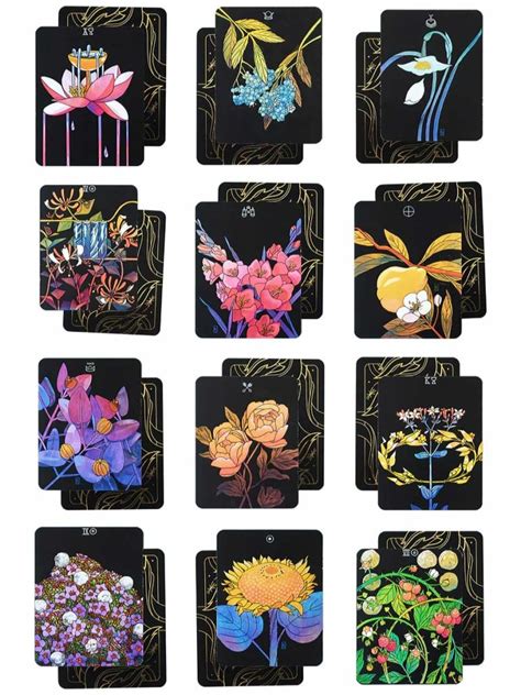 Botanica Is A Beautiful Flower Themed Tarot Deck With Illustrations By