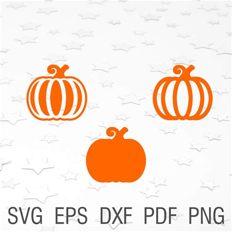 Pumpkin Svg File Pumpkin Paper Cut Svg For Cricut Silhouette Halloween