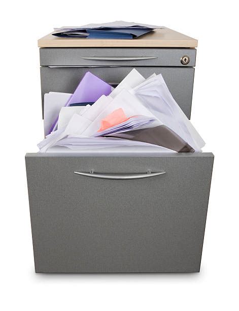 Best Office Interior Messy Filing Cabinet Chaos Stock Photos Pictures