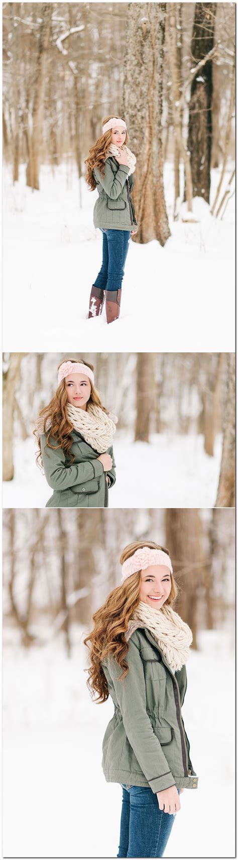 20 Beautiful Snow Photo Shoot Ideas Winter Senior Photography
