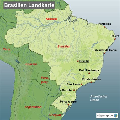 Brasilien Karte Brasilien Karte Annakarte Com Wenn Sie Sich F R