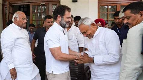 Historic Step Taken To Unite Opposition Rahul Gandhi After Meeting Nitish Kumar India News