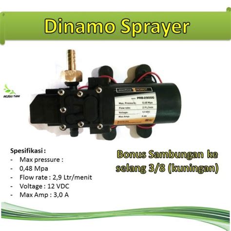 Jual Pompa Dinamo Air Dc 12 Volt Robot Pompa Taman Sprayer Elektrik