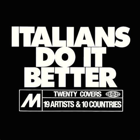 Italians Do It Better Releases Madonna Covers Compilation Madonnaunderground