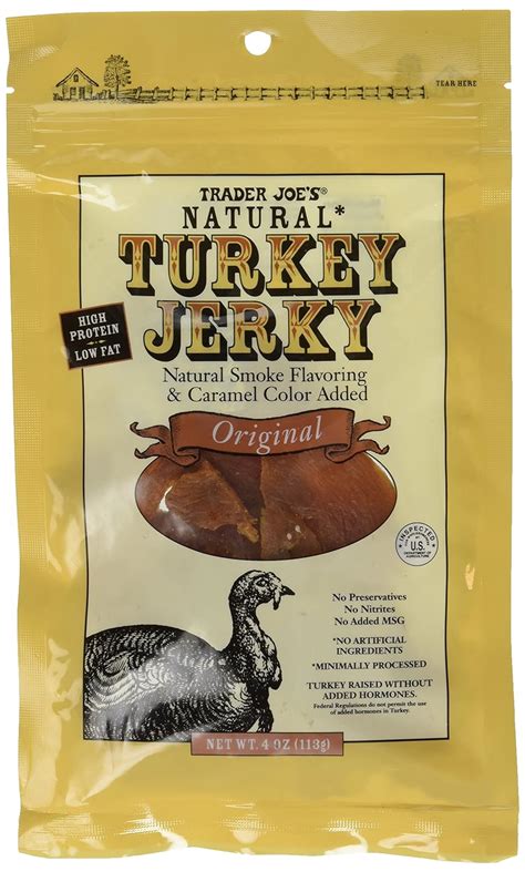 Trader Joes Natural Turkey Jerky Original 2 4 Ounce Bags