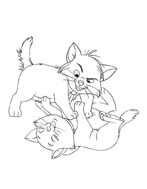 The Aristocats Coloring Pages Coloring Home