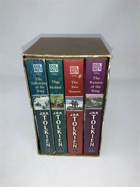 Jrr Tolkien The Lord Of The Rings And The Hobbit 4 Book Paperback Set