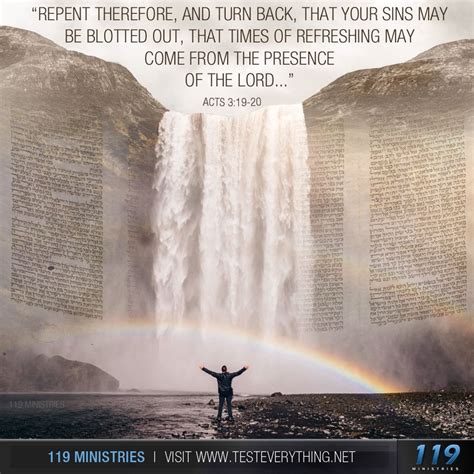 “repent Therefore And Turn Back That Your Sins May Be Blotted Out