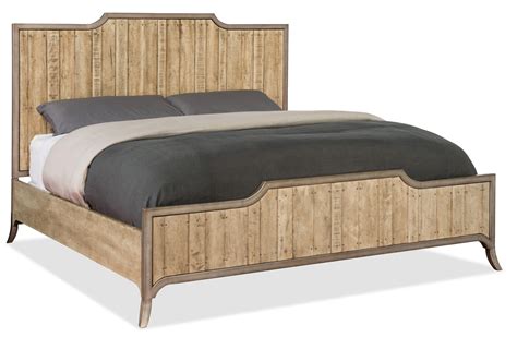 Hooker Furniture Urban Elevation Queen Wood Panel Bed In Light Wood