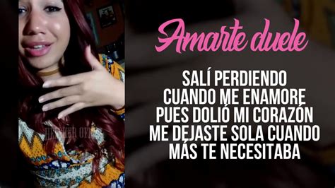 Amarte Duele Rap Desamor Letra Freestyle Youtube