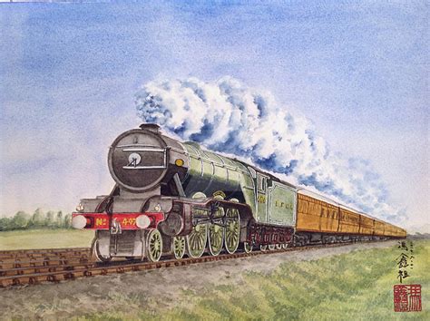 4472 Flying Scotsman By Drawing425 On Deviantart