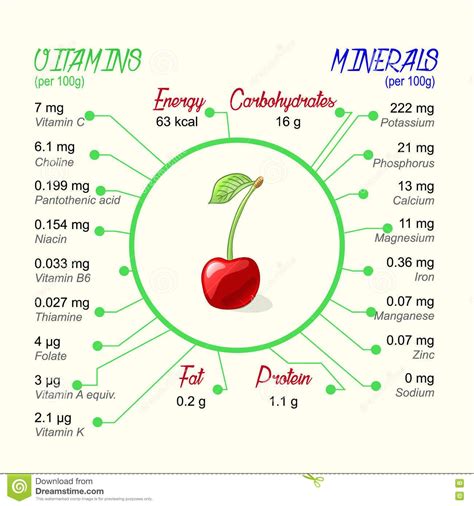 Nutritional Value Of Cherry Effective Health
