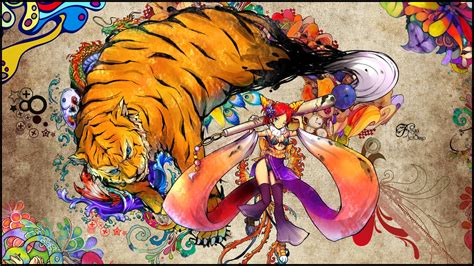 Anime Tiger Girl Walldevil