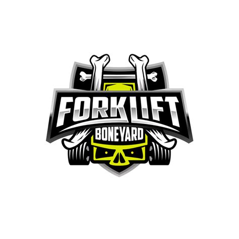 Forklift Boneyard Logo Web Store Use By Autore Forklift Safety