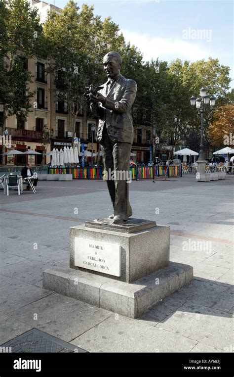 Statue Frederico Garcia Lorca Plaza Hi Res Stock Photography And Images