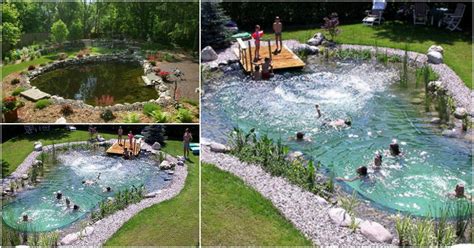magical outdoor diy     natural swimming pond diy crafts