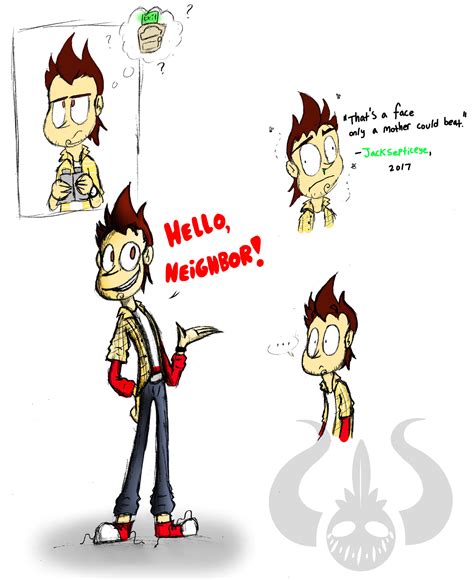 Hello Neighbor - Player Sketches by ghxstlly on DeviantArt