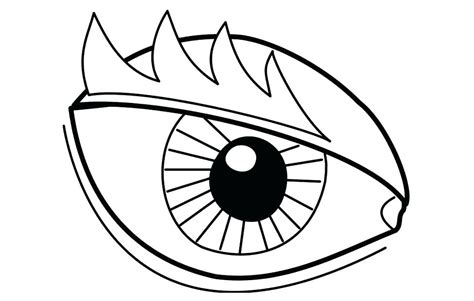 Coloring Pages For Eyes At Free Printable Colorings